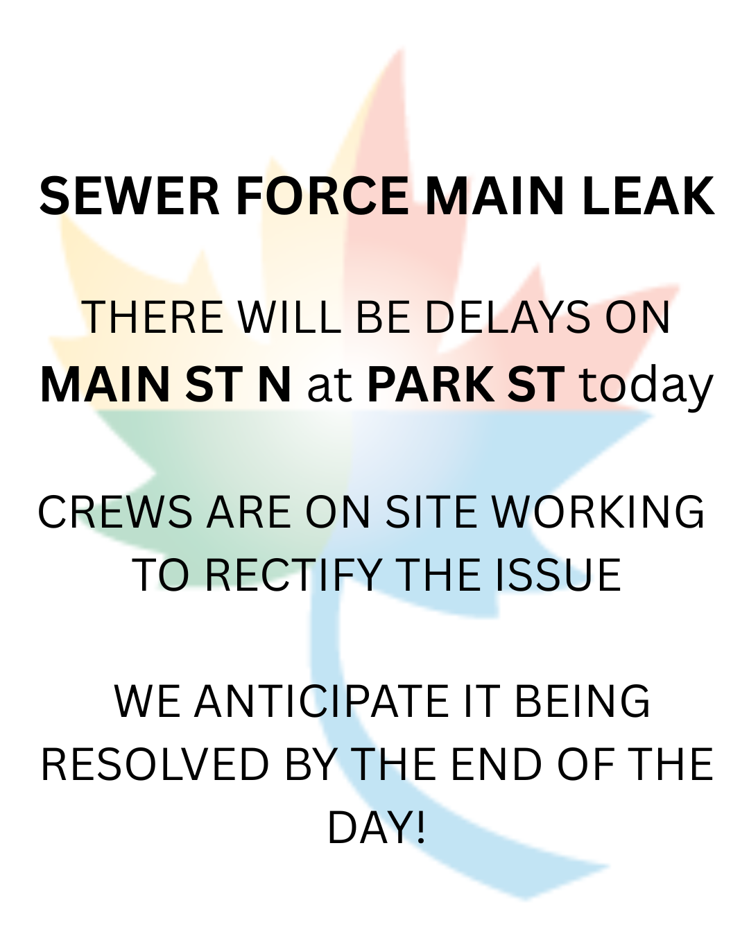 Sewer Force Main